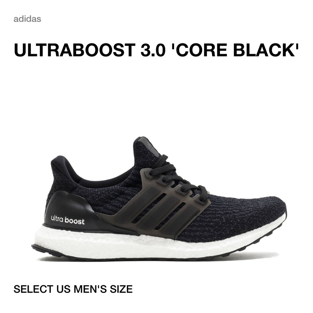 adidas Ultra Boost 3.0 Core Black